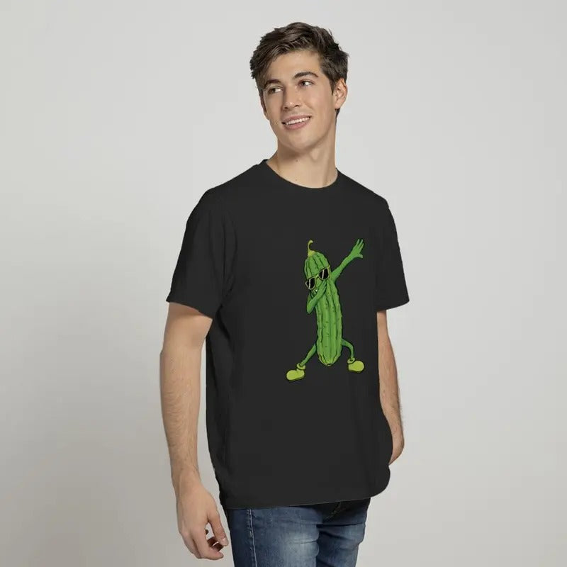 Dabbing Pickle Dancing Cucumber lover Funny  T-shirt, sweater and Hoodie Sweatshirt | TeeBloomCo.com