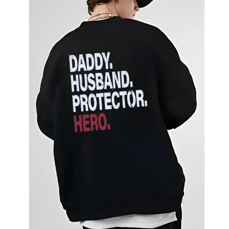 Daddy Husband Protector Hero Hoodie, Husband Sweatshirt, Fathers Day Gift From Daughter, Daddy T Shirt, Unisex Crewneck...