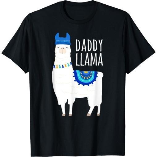 Daddy Llama Gift Shirt for Men, Dad T-Shirt Made in USA Hoodie, Sweatshirt | TeeBloomCo.com