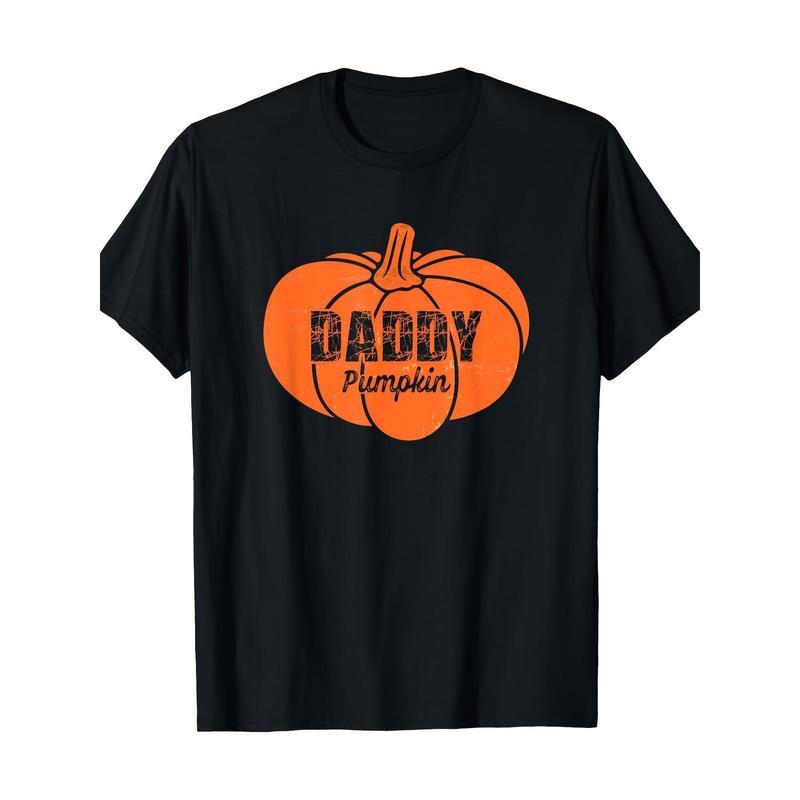 Daddy Pumpkin Matching Family Halloween Thanksgiving Group T-Shirt Made in USA Hoodie, Sweatshirt | TeeBloomCo.com