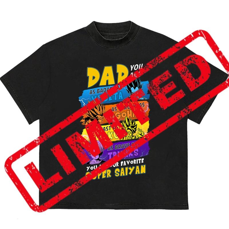 Daddy You Are My Favorite Saiyan T-Shirt Stylish Tee for Everyday Looks Hoodie, Sweatshirt | TeeBloomCo.com