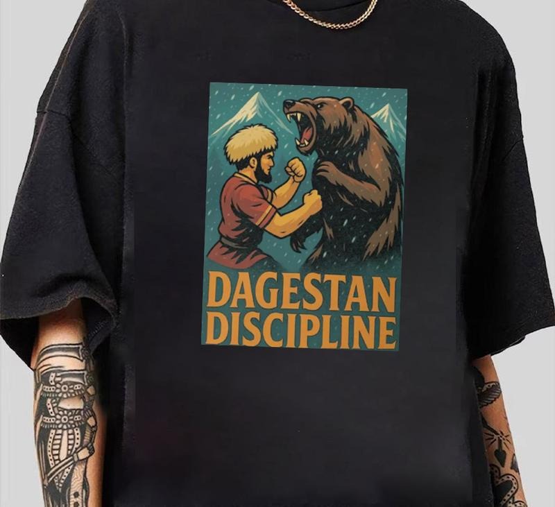 Dagestan Discipline  T-Shirt Unique Graphic Tee You Can Customize Retro 90s Vintage Hoodie, Sweatshirt | TeeBloomCo.com