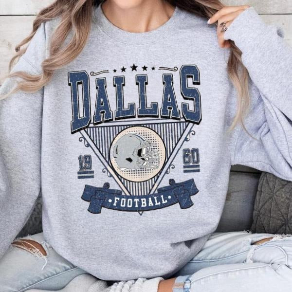 Dallas American Football Team Est 1960 Shirt, Fan Football Shirt Unisex Sweatshirt Youth Sweatshirt Hoodie | TeeBloomCo.com