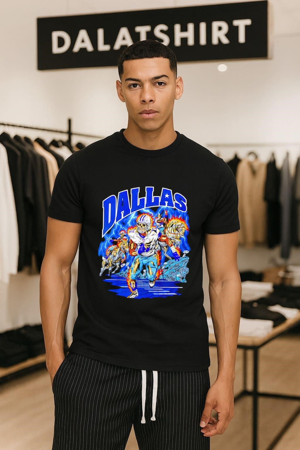 Dallas Cowboys Micah Parsons 11 Skeleton Lightning Horses shirt