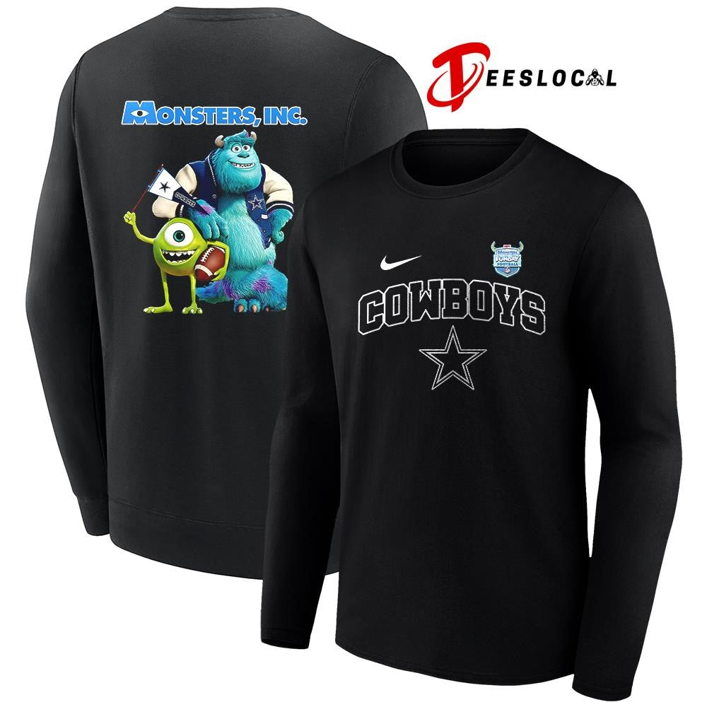 Dallas Cowboys x Monster Inc Funday cartoon shirt
