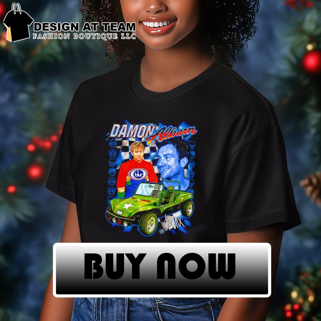 Damon Albarn Blur Meyers Manx Nascar Racing signature 2026 shirt