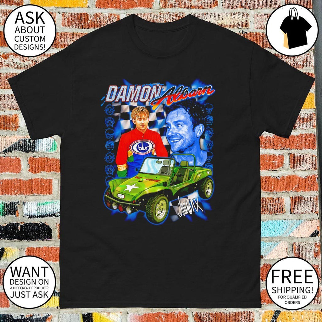 Damon Albarn Blur Meyers Manx Nascar Racing signature 2026 shirt