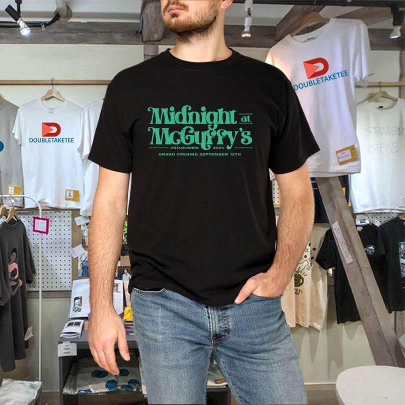 Dance Gavin Dance Midnight At Mcguffy’s Est 2025 Grand Opening September 12th Shirts