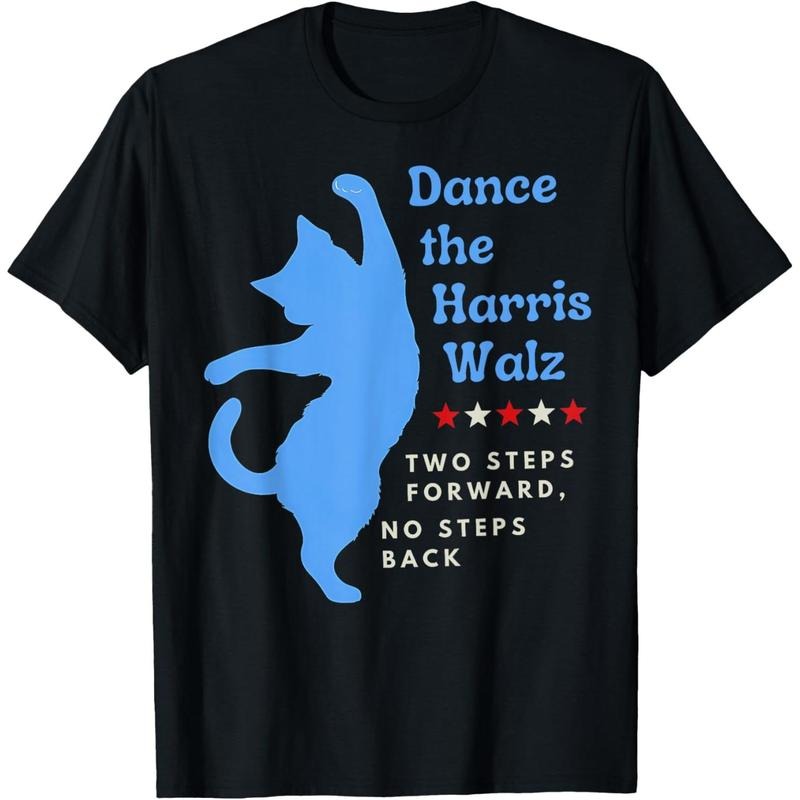 Dance the Harris Walz 2024 Cat Lady Vote Kamala Election T-Shirt made in usa Hoodie, Sweatshirt | TeeBloomCo.com