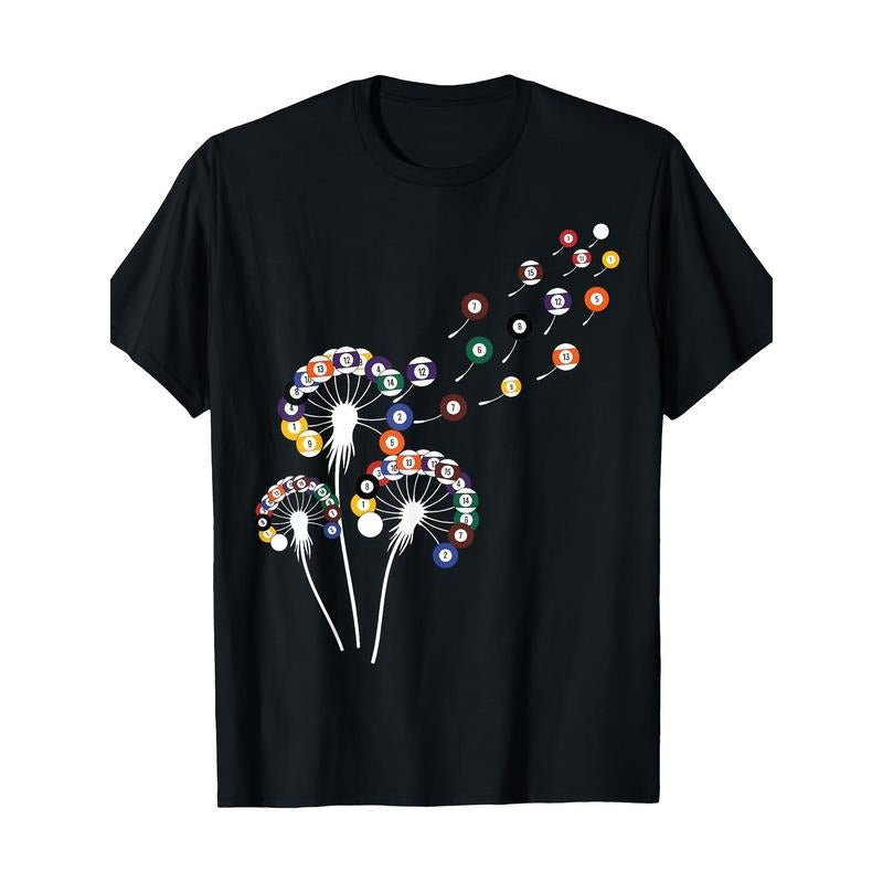 Dandelion billiard T-shirt Made in USA Hoodie, Sweatshirt | TeeBloomCo.com