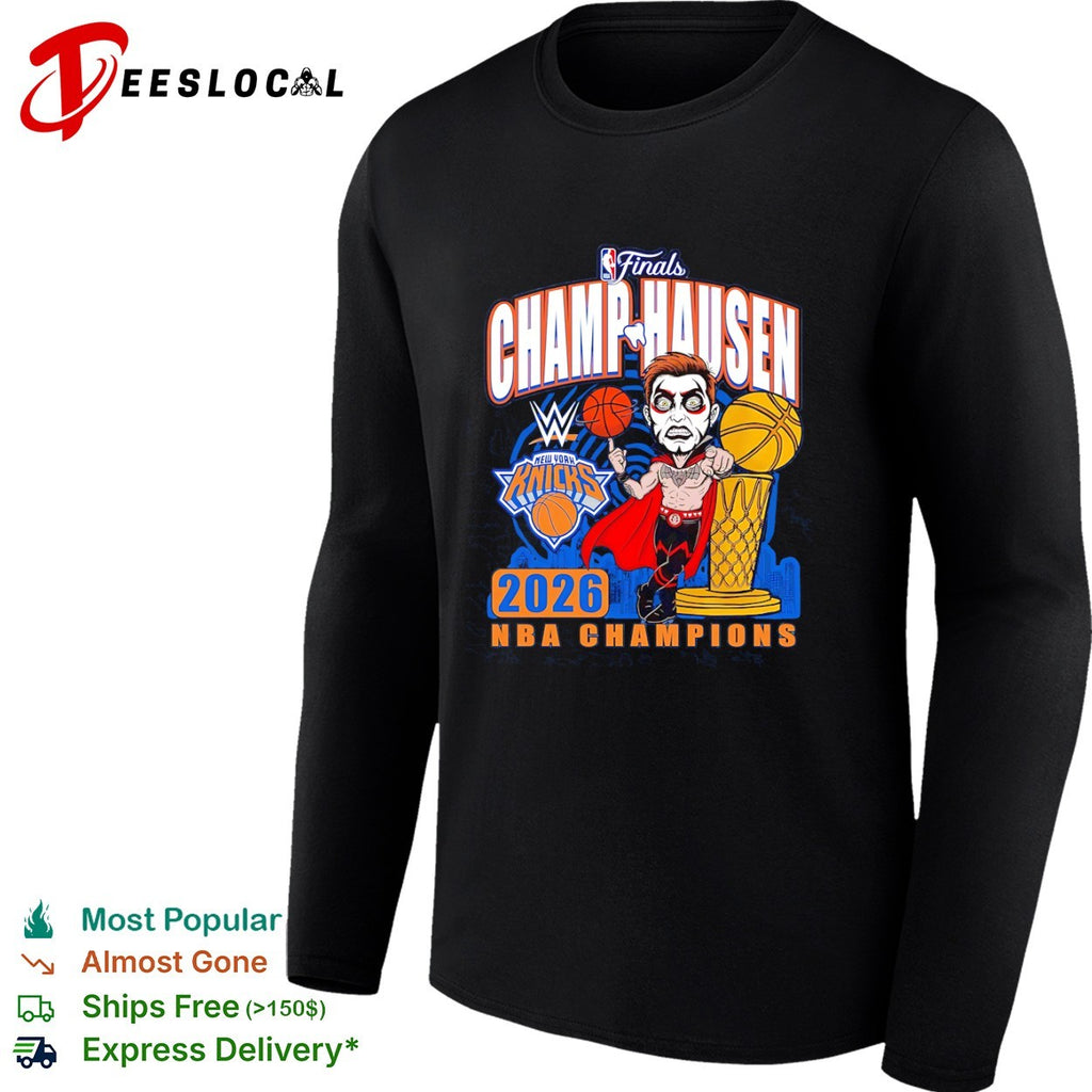 Danhausen x New York Knicks NBA Champ Hausen 2026 NBA Champions Wrestling shirt