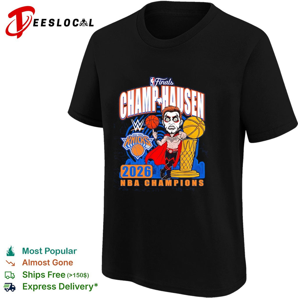 Danhausen x New York Knicks NBA Champ Hausen 2026 NBA Champions Wrestling shirt