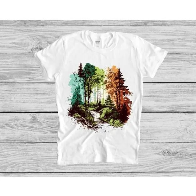 Dark Forest Shirt, Nature T-Shirt, Dark Woods T-Shirt, Trees T-Shirt, Nature Lover Tee, Goblincore Tee, Crown Shyness...