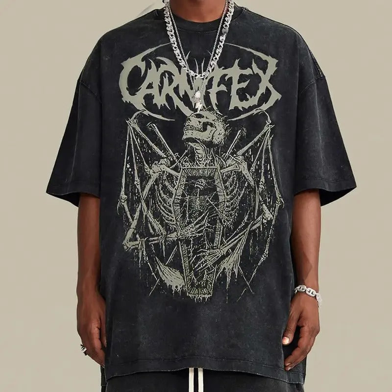 Dark Grunge Carnifex Satanic Skull Top vintage Goth  Shirt Hoodie, Sweatshirt | TeeBloomCo.com