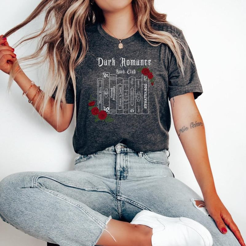 Dark Romance Book Club, Smut Gift, Haunting Shirt, Booklover Gift, Morally Grey Tee, STFUATTDLAGG, IICYIFY, Enemies to...
