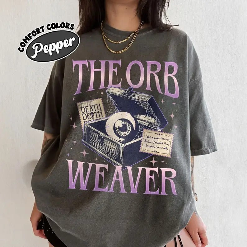 Dark Romance Fan Comfort Colors Shirt, The Orb Weaver, Butcher & Blackbird T Shirt, Gift For Bookish Lover, Brynne...