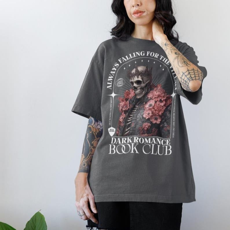 Dark Romance Shirt-Morally Grey Shirt-Booktok Merch-Bookish Merch-Gift For Readers-Romantasy Shirt-Smut Shirt-Falling For...