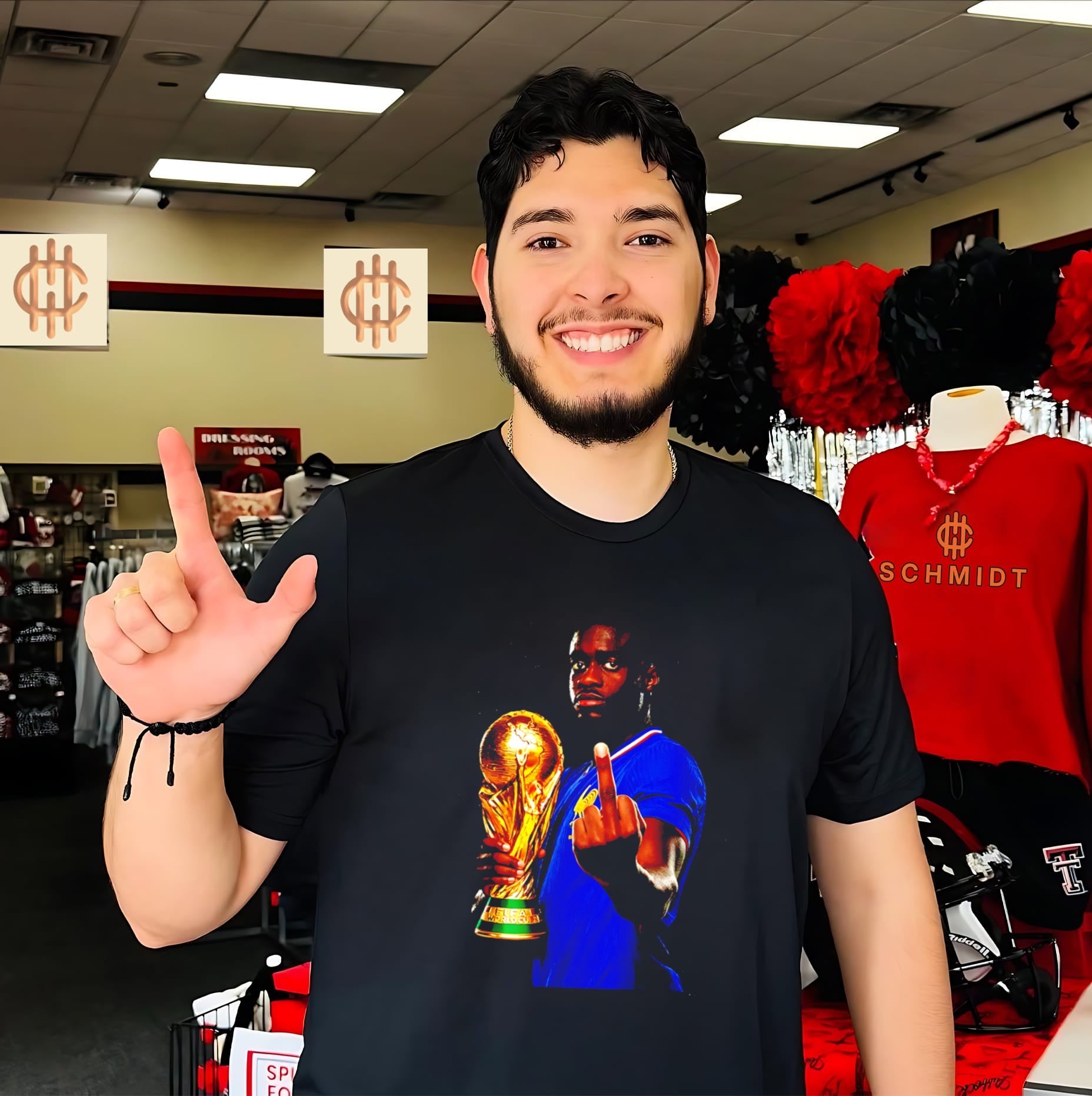 Dayot Upamecano France National Team World Cup Champion 2026 middle finger shirt