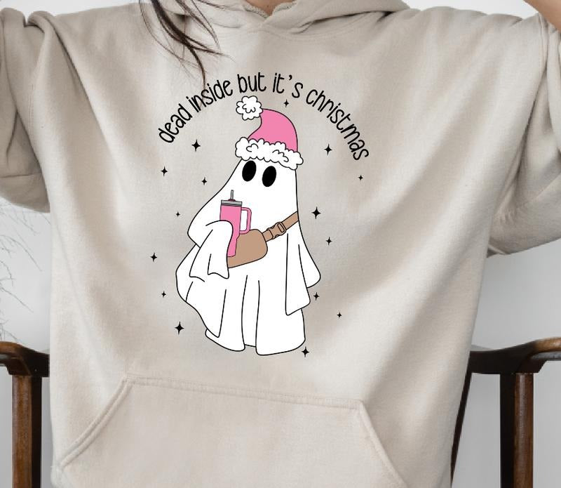 Dead Inside but it's Christmas Sweatshirt T-Shirts, Hoodie | TeeBloomCo.com