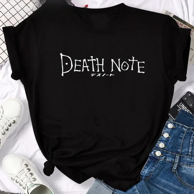 Death Note Black Graphic T Shirt, Death Note Shirt, Anime Shirt, Graphic Tee, T-shirt For Men Top Menswear Womenswear...