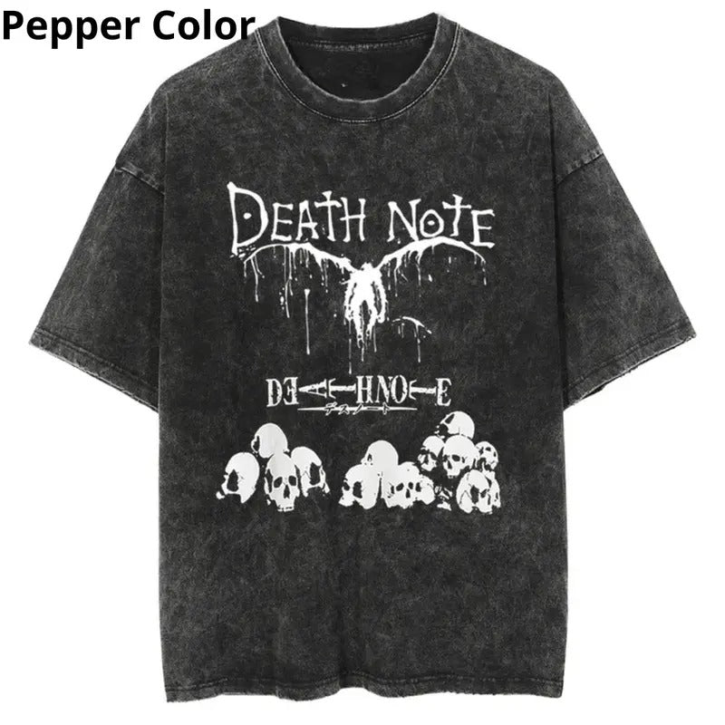 Death Note Ryuk Wings of Death T Shirt, Death Note Shirt, Anime Shirt, Graphic Tee, T-shirt For Men Top Menswear...