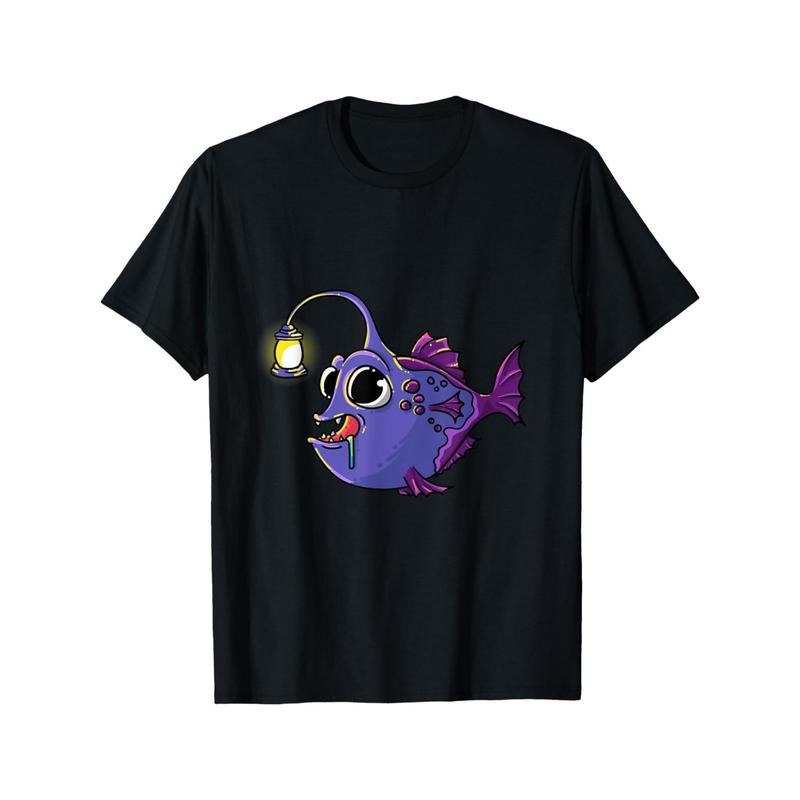 Deep sea lantern fish fishing fish sea monster T-shirt Made in USA Hoodie, Sweatshirt | TeeBloomCo.com