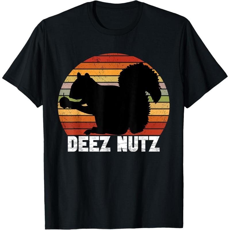 Deez Nutz Nutcracker Squirrel Gopher Chipmunk Dees Nuts T-Shirt made in usa Hoodie, Sweatshirt | TeeBloomCo.com