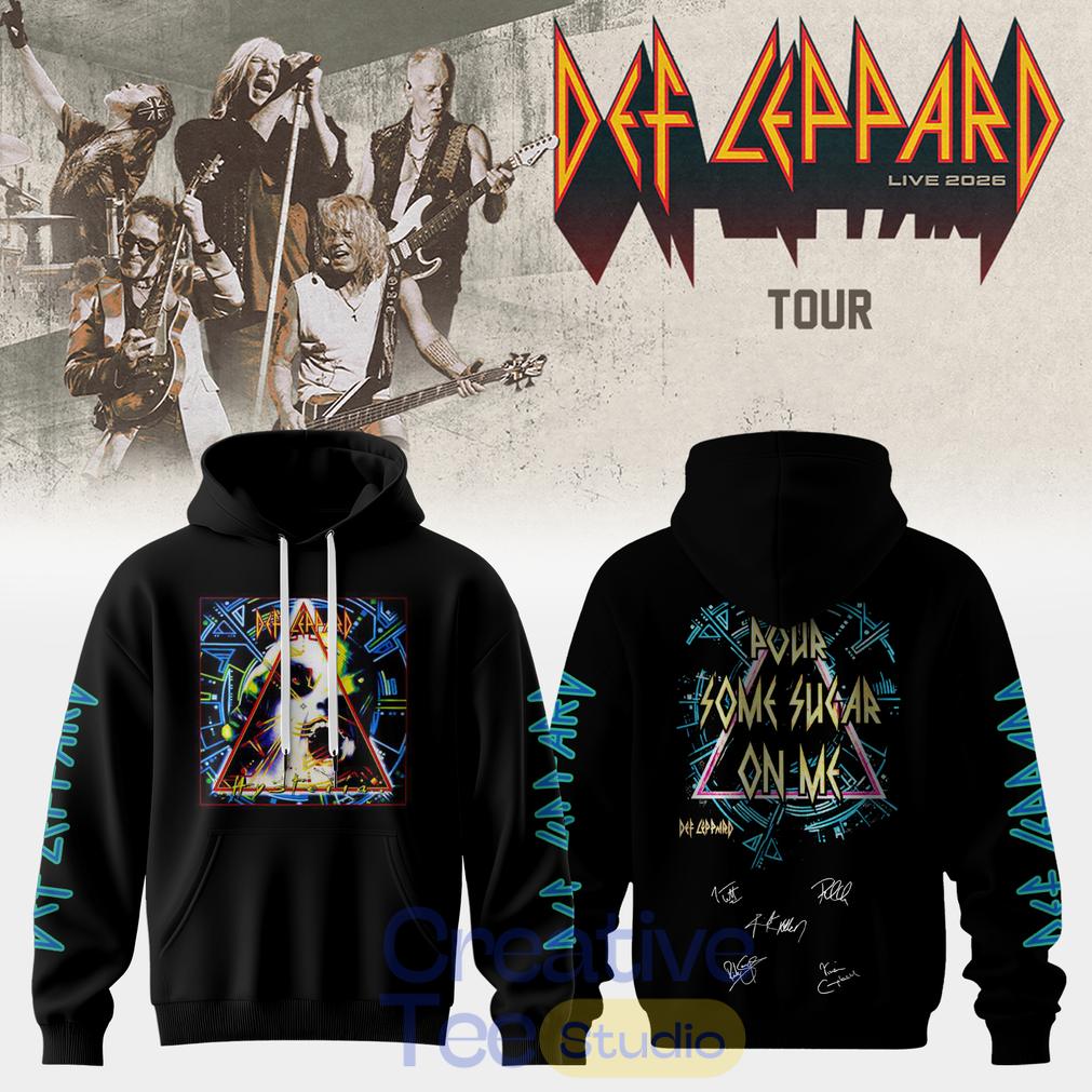Def Leppard Live 2026 Signature Hoodie