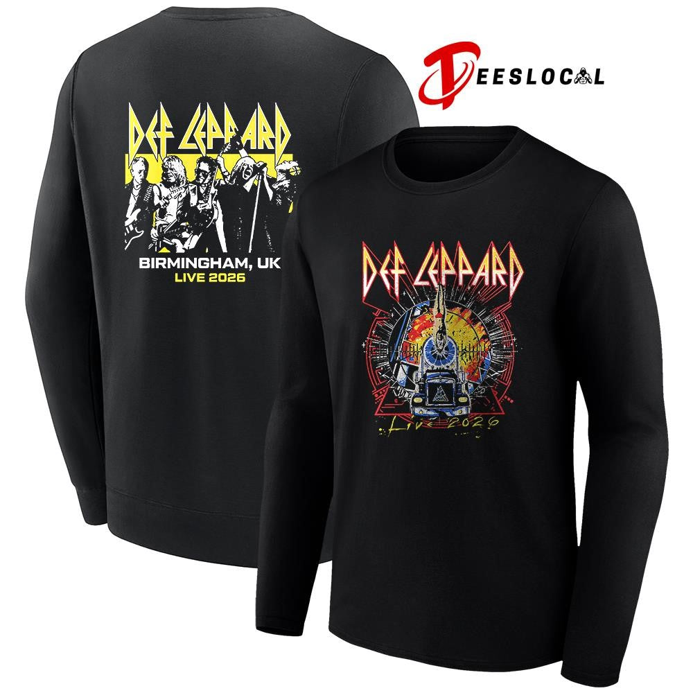 Def Leppard tour UK and EU Birmingham UK event shirt