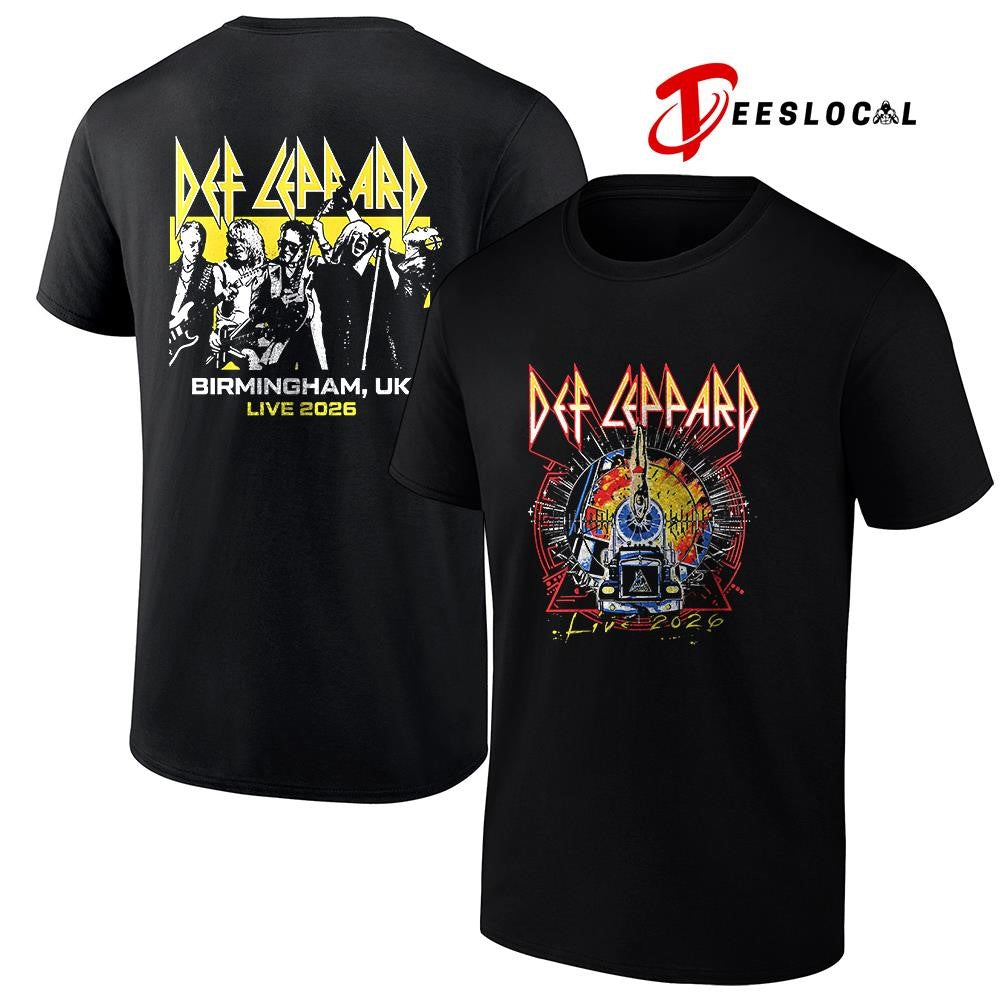 Def Leppard tour UK and EU Birmingham UK event shirt