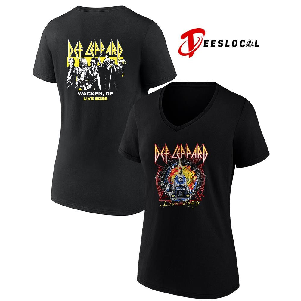 Def Leppard tour UK and EU Wacken Germany event shirt