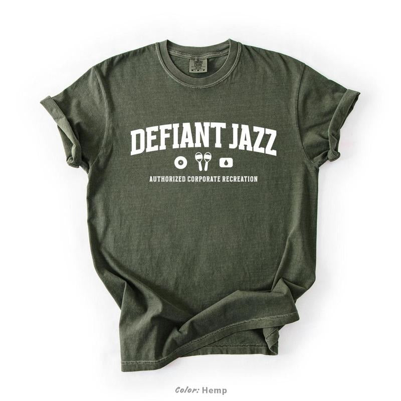 Defiant Jazz Severance Shirt, Retro Severance TV Show Shirt, Macrodata Refinement Dept Tee, Severance Fan Gift, Corporate...