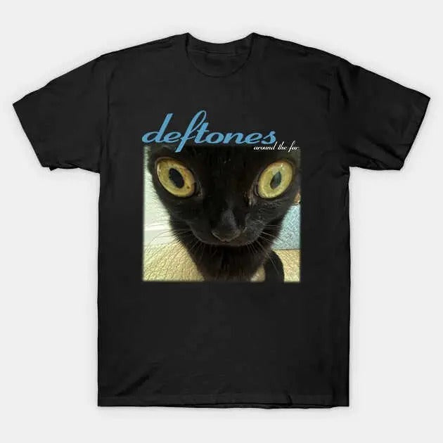 Deftones Around The Fur Cat Band T-Shirt Hoodie, Sweatshirt | TeeBloomCo.com