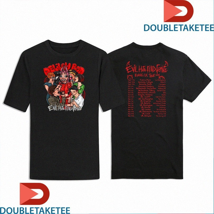 Delilah Bon Evil, Hate Filled Female 2024 Tour Shirts