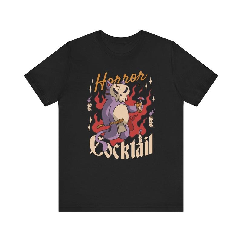 Demonic Cat Shirt, Funny T-shirt, Vintage Graphic Tee Hoodie, Sweatshirt | TeeBloomCo.com