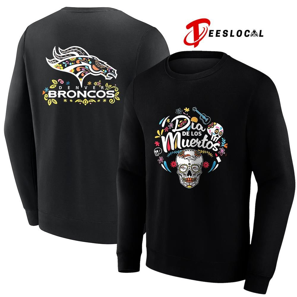 Denver Broncos Día de los Muertos shirt
