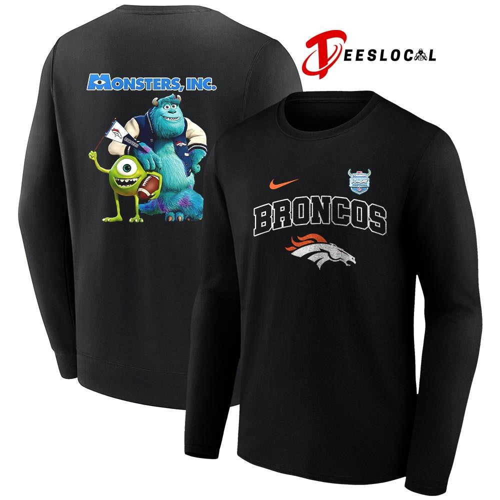 Denver Broncos x Monster Inc Funday cartoon shirt