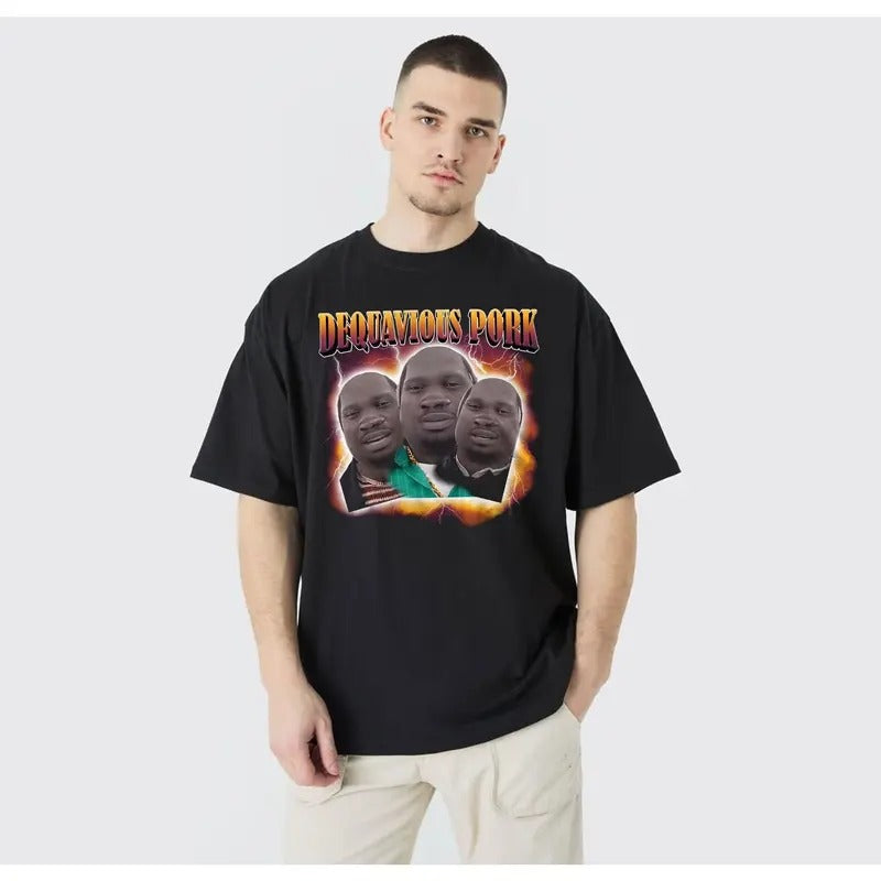 Dequavious Pork: The Meme King Dank Memes T-Shirts Hoodie, Sweatshirt | TeeBloomCo.com