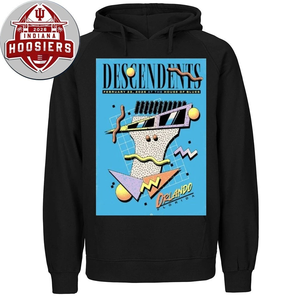 Descendents Orlando Florida 2026 Official Poster For Show At The House Of Blues On February 2026 Poster T-Shirt