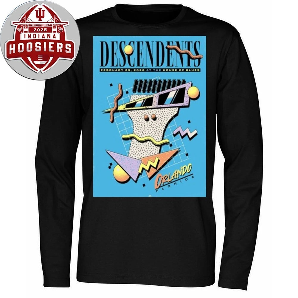 Descendents Orlando Florida 2026 Official Poster For Show At The House Of Blues On February 2026 Poster T-Shirt