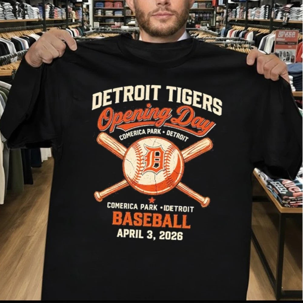 Detroit Tigers Opening Day 2026 Shirt