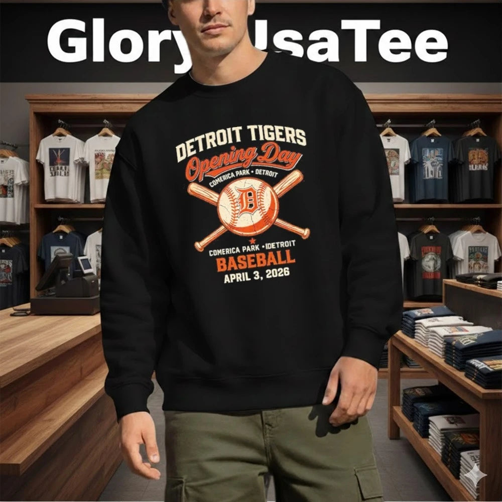Detroit Tigers Opening Day 2026 Shirt