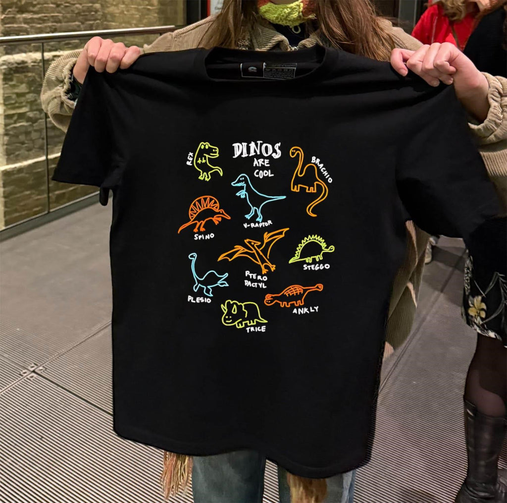 Dinos Are Cool cartoon shirt