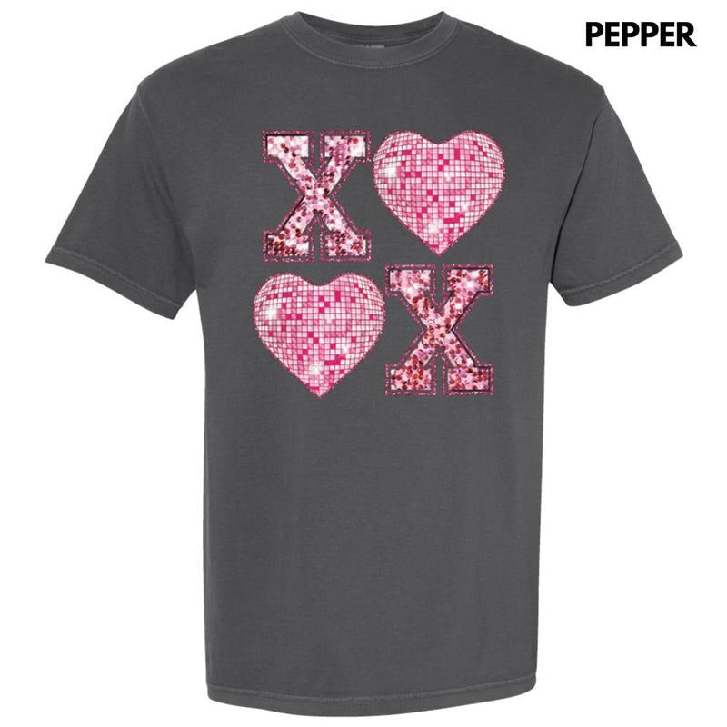 Disco XOXO Hearts Comfort Colors T-Shirt 'NLB' Hoodie, Sweatshirt | TeeBloomCo.com