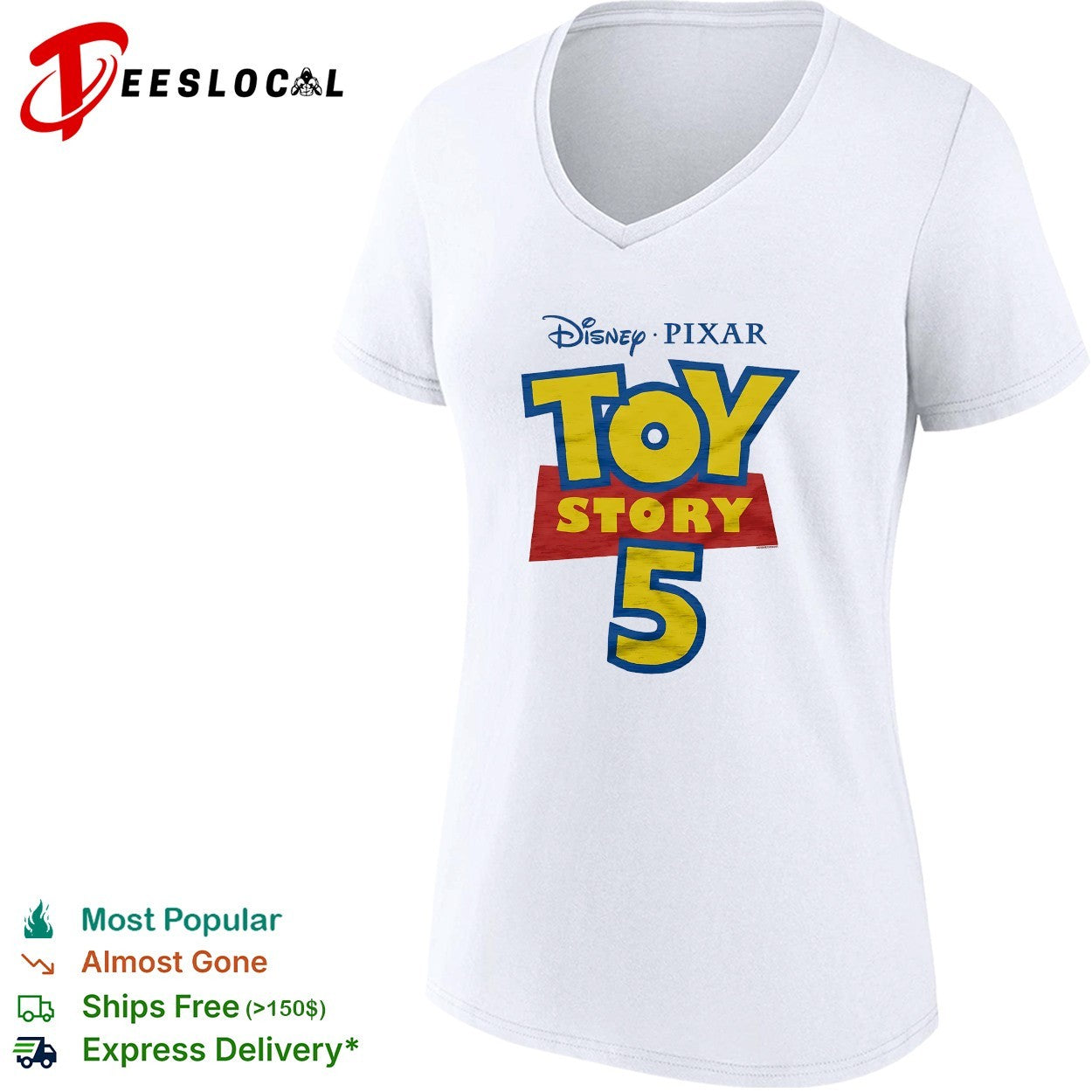 Disney Pixar Toy Story 5 official upcoming movie logo shirt