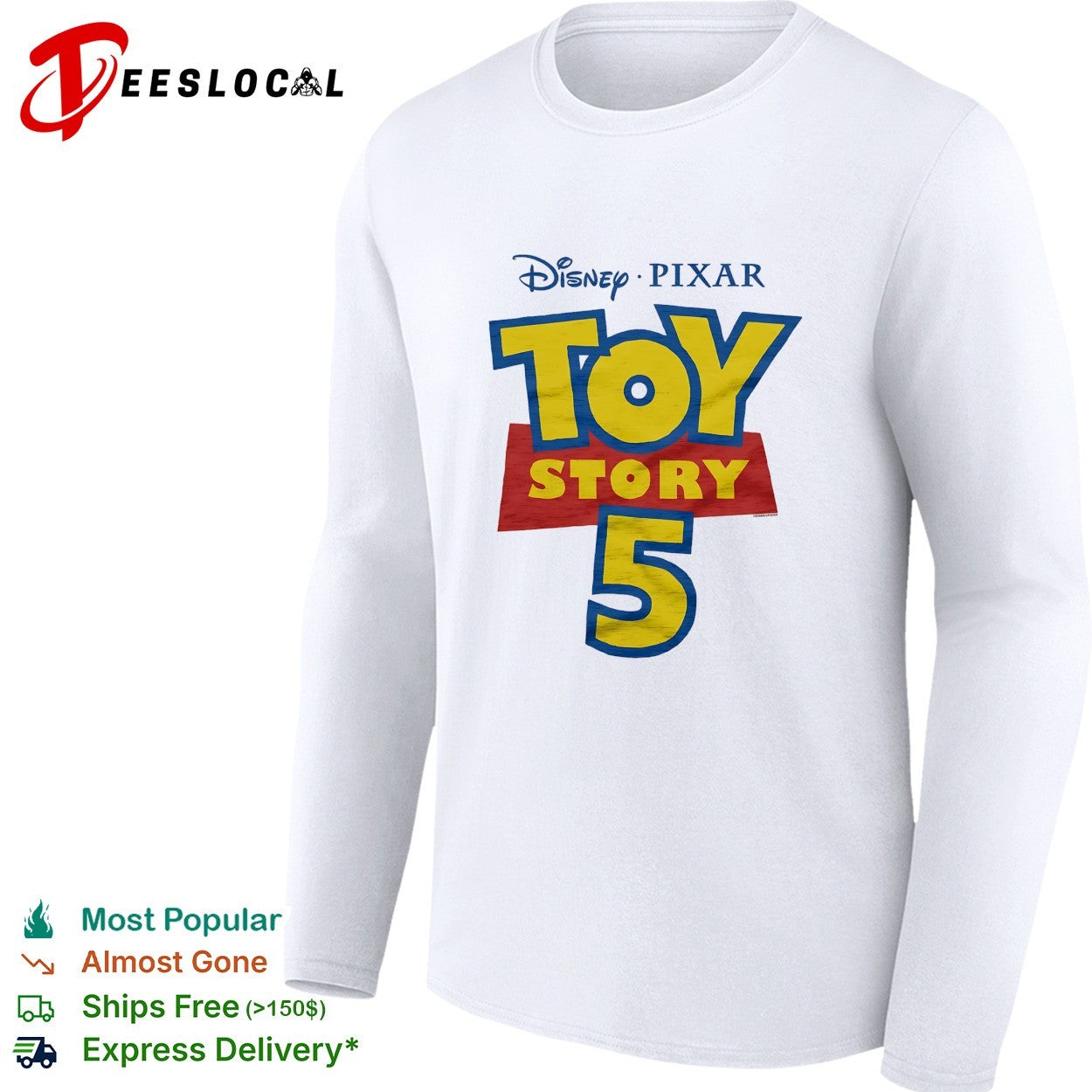 Disney Pixar Toy Story 5 official upcoming movie logo shirt