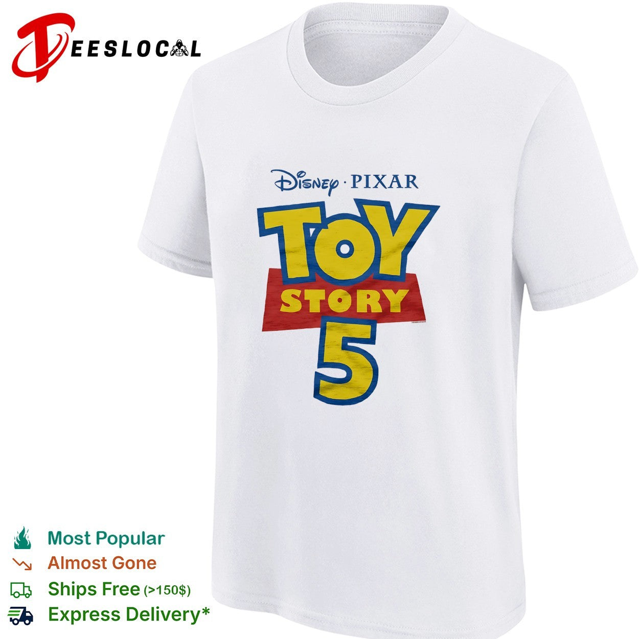 Disney Pixar Toy Story 5 official upcoming movie logo shirt