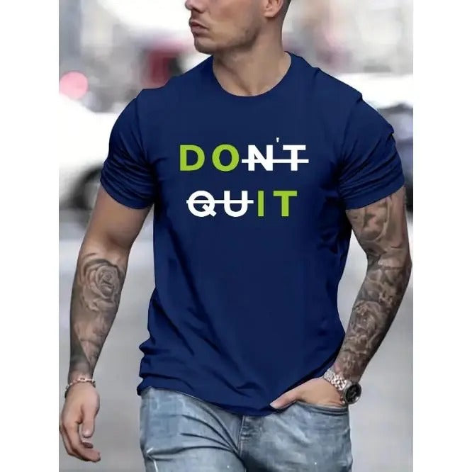 Do It Print T Shirt, Tees For Men, Casual Short Sleeve T-shirt For Summer Made in USA Hoodie, Sweatshirt | TeeBloomCo.com