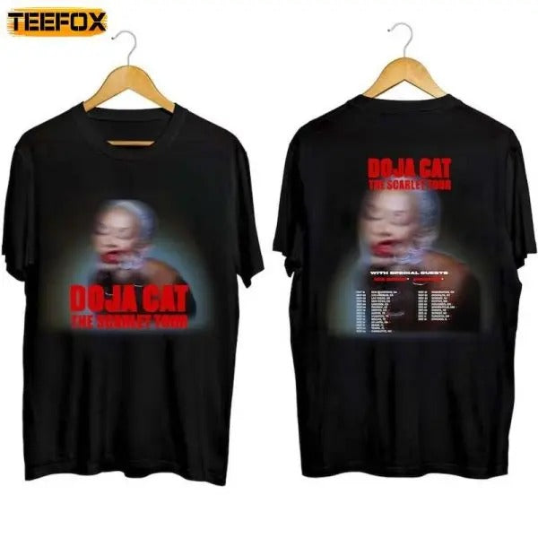 Doja Cat The Scarlet Tour 2023 Adult Short-Sleeve T-Shirt Hoodie, Sweatshirt | TeeBloomCo.com