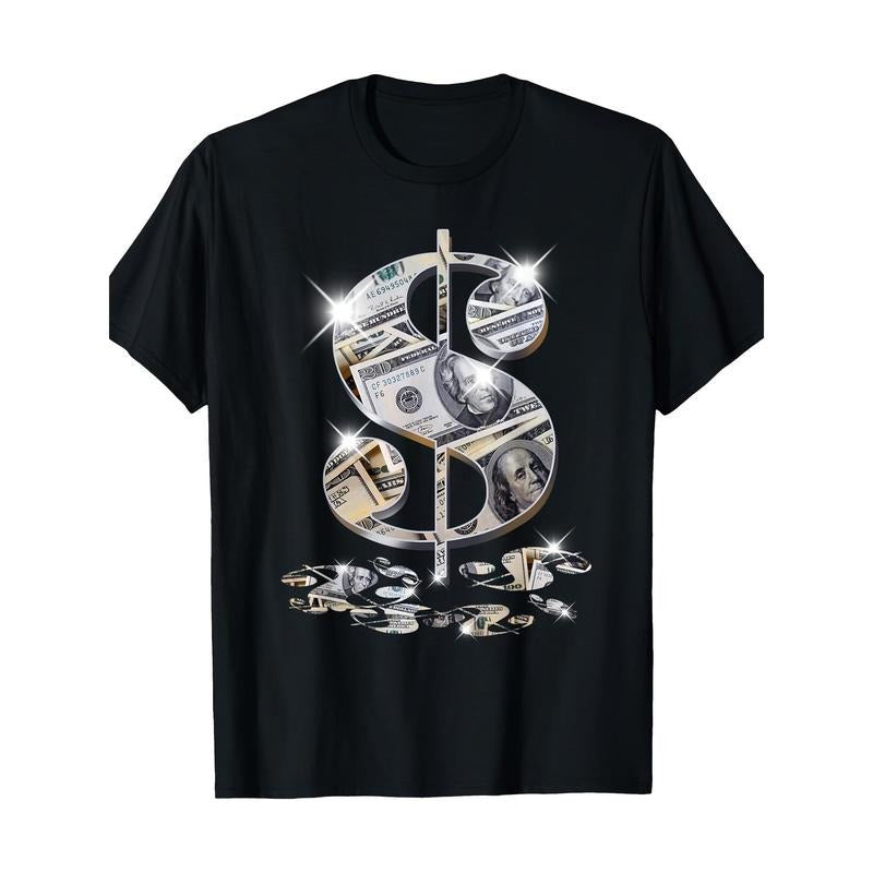 Dollar symbol $Gift Design Concept T-shirt, men's T-shirt made in usastyle{n002}2 Hoodie, Sweatshirt | TeeBloomCo.com